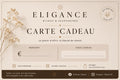 Carte cadeau ELIGANCE